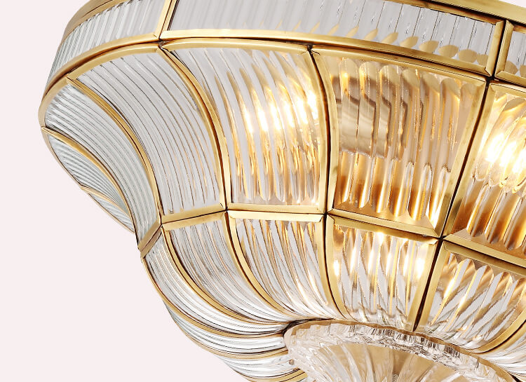 Modern Lights Luxury All-copper 3/6-Light Flush Mount Ceiling Light