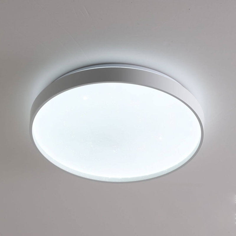 Minimalist Creative Star Empty Circular LED Iron Flush Mount Ceiling Light
