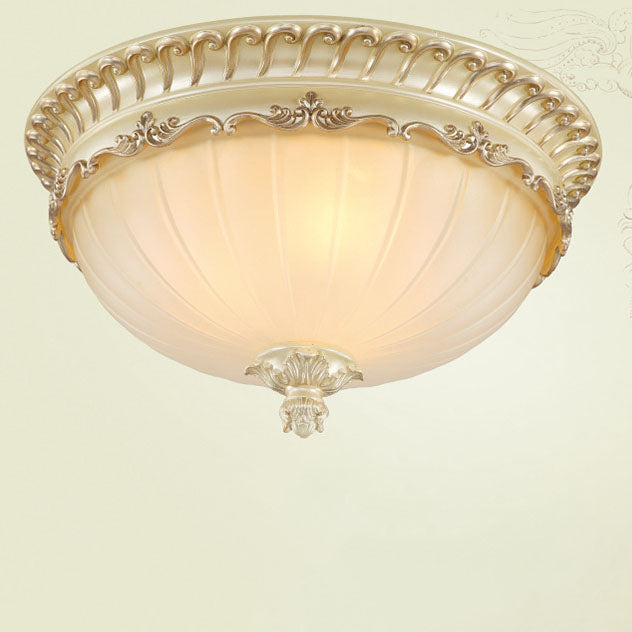 Éclairage encastré à 3 lumières en résine et métal de style rétro européen 