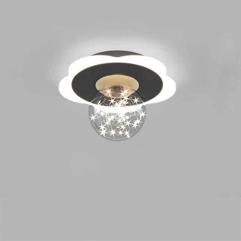 Modern Creative Triangle Flower Full Star LED Flush Mount Ceiling Light