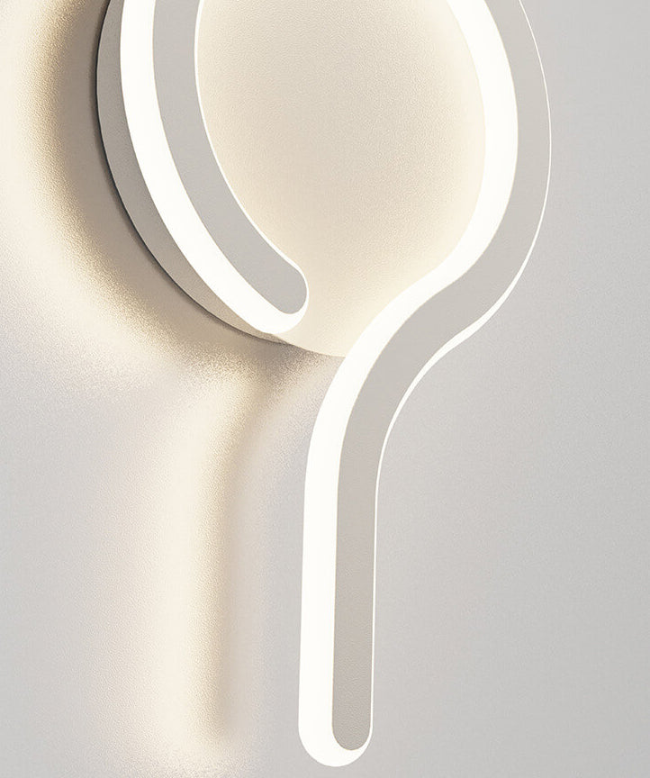 مصباح حائط LED بتصميم تاي تشي إبداعي من الأكريليك الحديث 