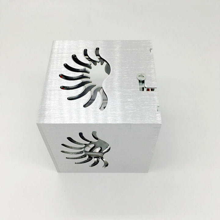 Kreative quadratische Aluminium-Phönixschwanz-LED-Dekorative Wandleuchte 