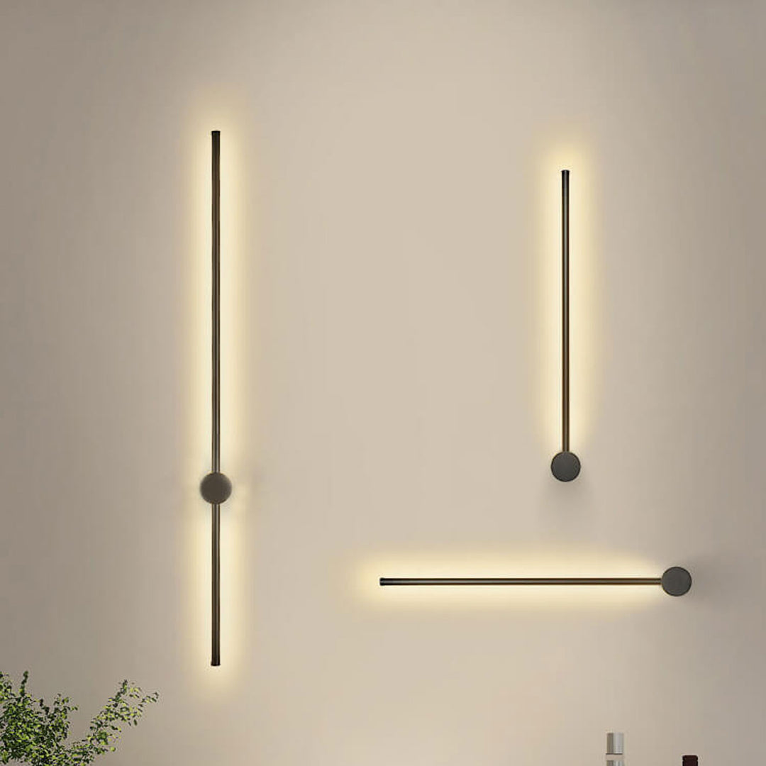 مصباح حائط LED من الألومنيوم الشريطي البسيط 