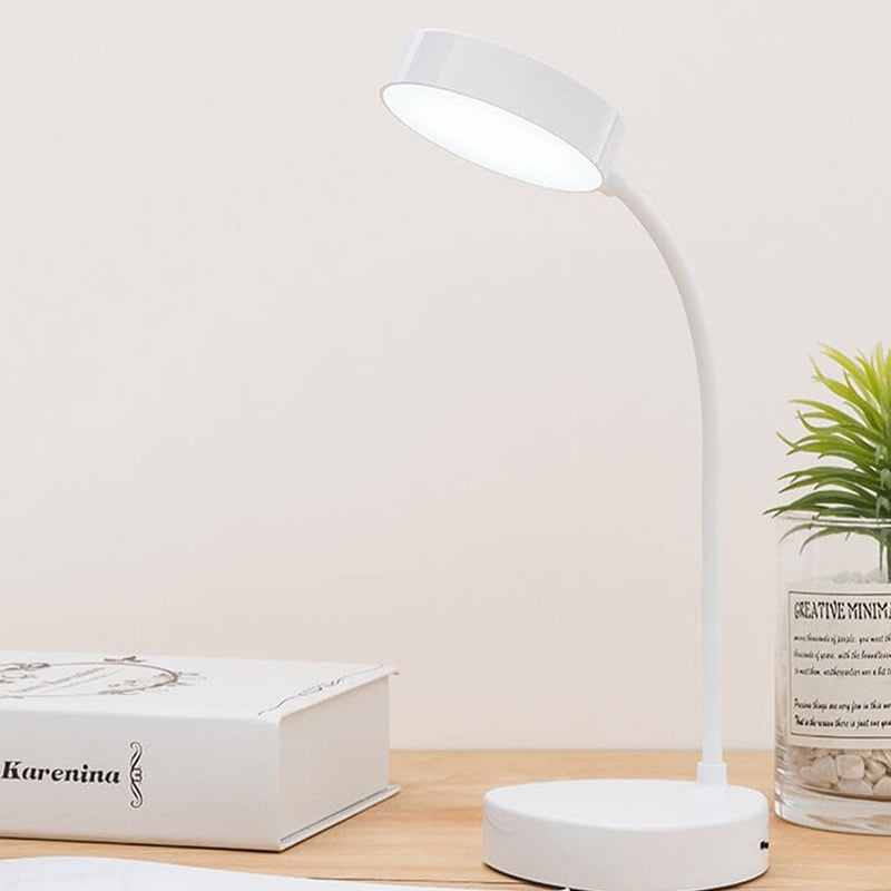 Lampe de table LED pliable à 1 lumière avec chargement USB créatif 