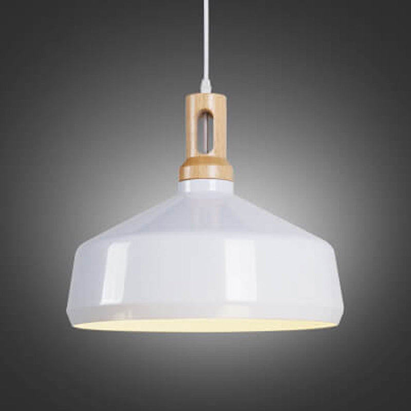 Nordic Simple Solid Aluminum Geometry Tapered 1-Light Pendant Light
