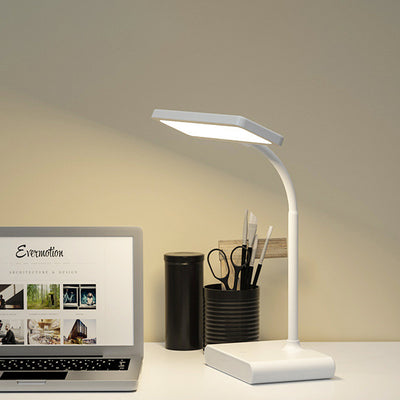 Einfache multifunktionale drehbare LED-Schreibtischlampe mit kabelloser Aufladung