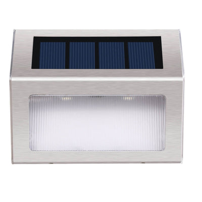 Solar wasserdichtes Stereo-Dreieck-Design LED Outdoor-Gang-Treppenlicht 