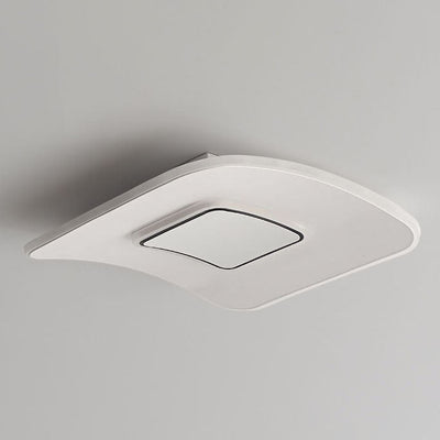 Modern Minimalist Square Round Ultra-Thin LED Flush Mount Ceiling Light