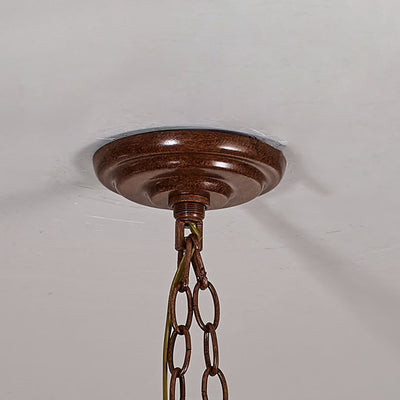 Modern Retro Resin Iron 2-Light Chandelier