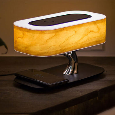 Moderne Baum-Multifunktions-Musik-Nachtlicht-Audio-Touch-Schalter-Schreibtischlampe 