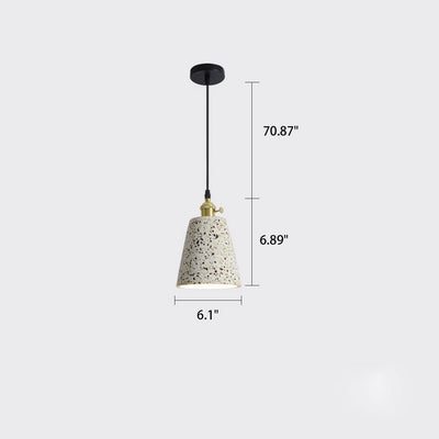 Nordic Minimalist Millstone Hardware Round 1-Light Pendant Light