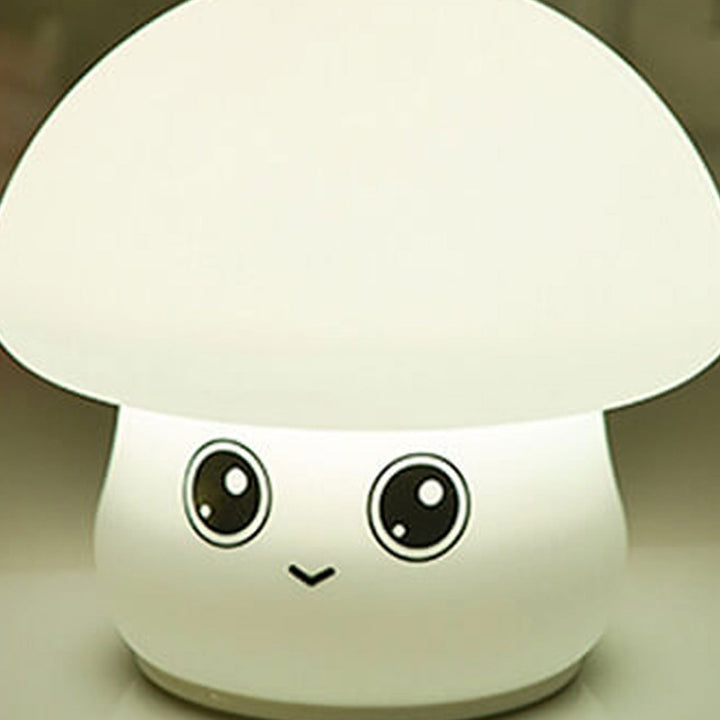Creative Cartoon Mushroom Silicone Night Light LED Table Lamp