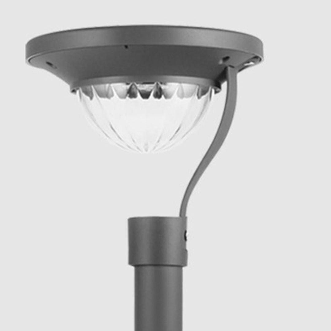 Luz de jardín solar LED impermeable de uso dual moderna de piso a techo para exteriores 