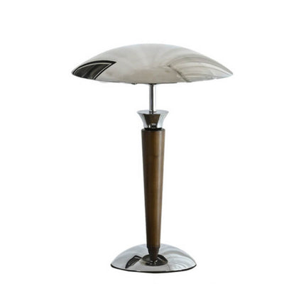 Lampe de table à 1 lumière minimaliste japonaise en bois massif 