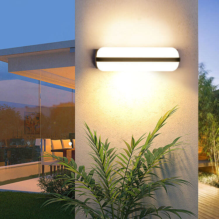 Applique murale ovale rétro européenne en aluminium moulé sous pression, 1/2 lumières, pour intérieur et extérieur, étanche, pour Patio 