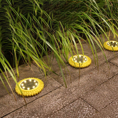 Flower Waterproof Solar Outdoor Lawn LED Garden Ground Insert Landscape Light