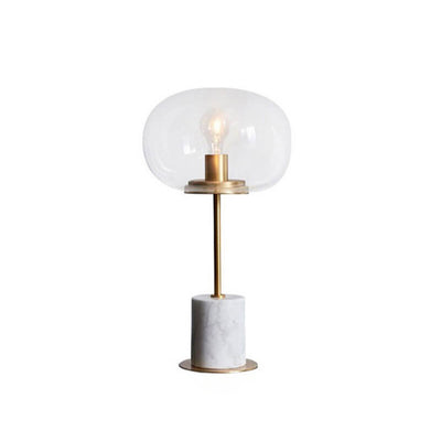 Lampe de table à 1 lumière en boule de verre minimaliste créative nordique 