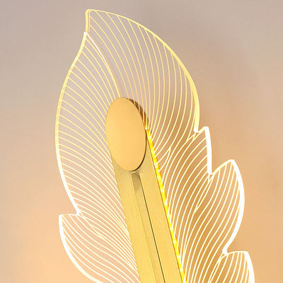 Nordic Light Luxury Acryl Phoenix Tail LED-Wandleuchte