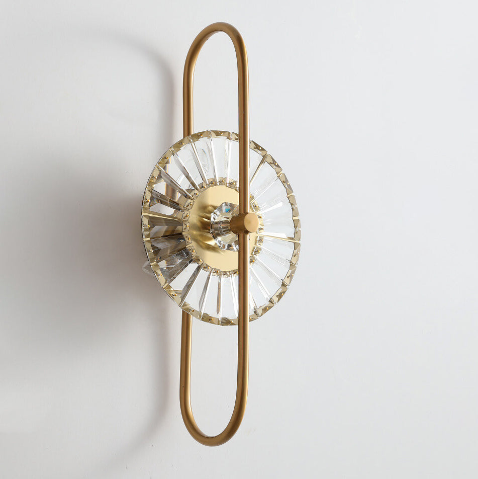 Applique murale LED design créatif en cristal de luxe 
