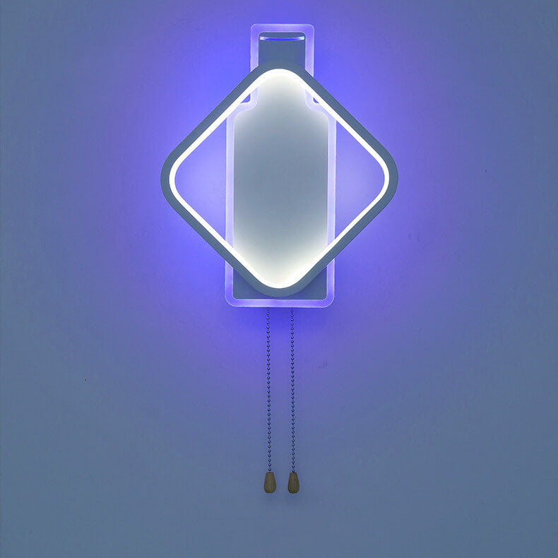مصباح حائط LED عصري مربع الشكل بلون إبداعي 