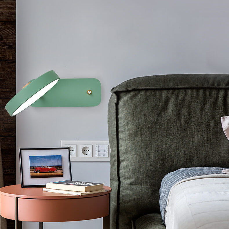 Nordic Macaron 1-Light Rotatable Wall Sconce Lamps