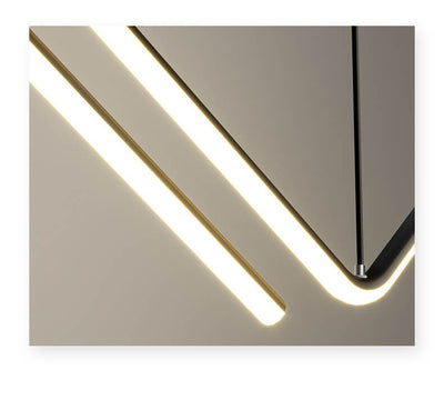 Minimalist Line 2-Light N Shaped LED Pendant Light