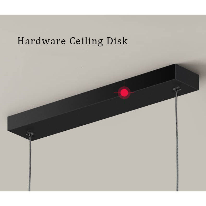 Moderne minimalistische LED-Hängeleuchte in N-Form aus Aluminium und Silikon für das Esszimmer 