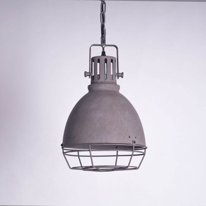 Retro Industrielle Antike Ältere Metall 1 Licht Schalenförmige Pendelleuchte 