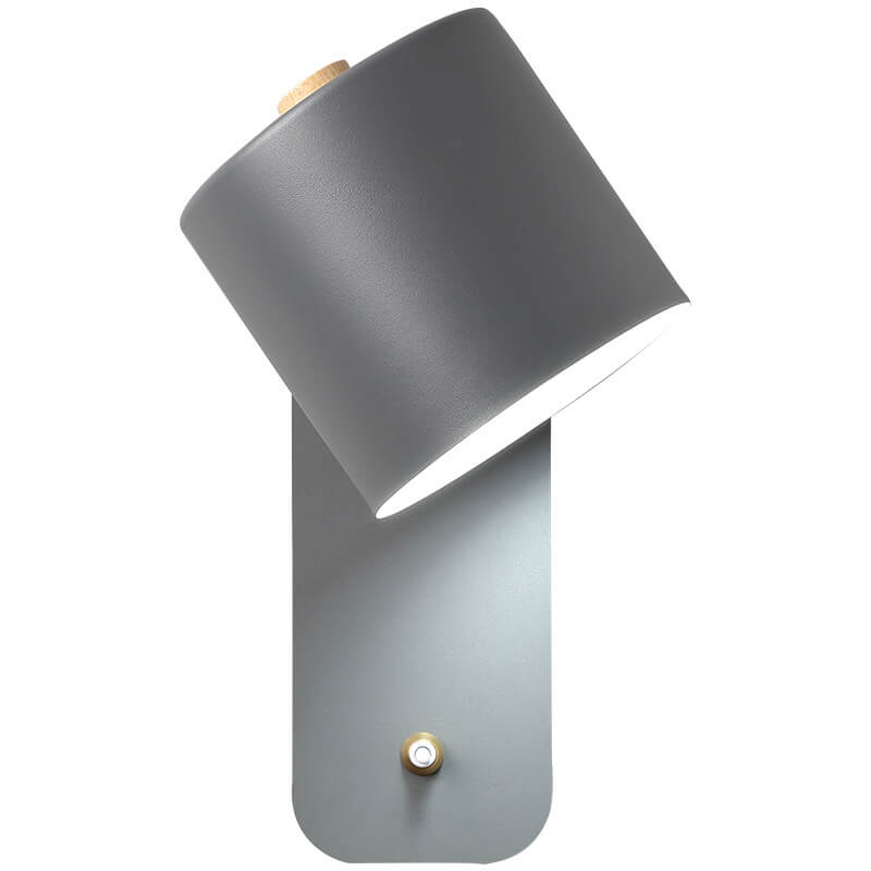 Nordische Macaron Zylinderform Drehbare 1-Licht Wandleuchte Lampen 