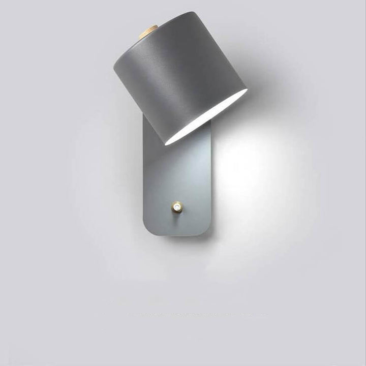Nordische Macaron Zylinderform Drehbare 1-Licht Wandleuchte Lampen 