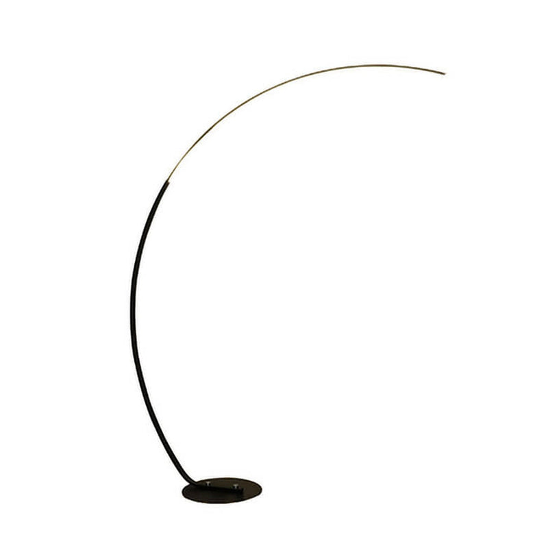 Minimalist Curved Line LED Aluminum Standing Floor Lamp