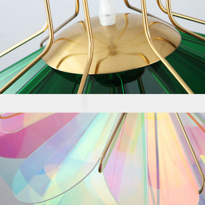 Modern Rose Petal  1-Light LED Pendant Light