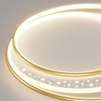 Nordic Creative Simple Circle Tangent Gypsophila Dekorationsdesign LED Unterputzleuchte 