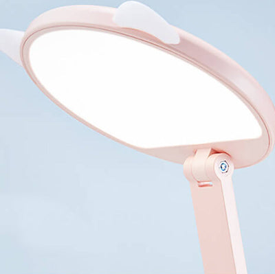 Creative Cat Ear Pink Folding LED Eye Care Desk Lamp