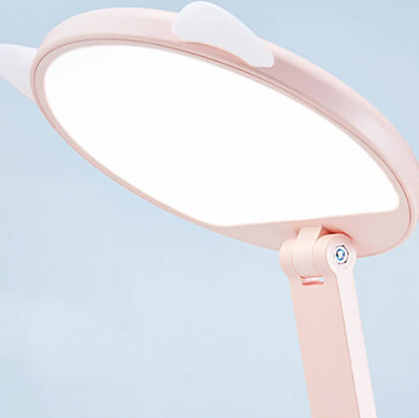 Creative Cat Ear Pink Folding LED Eye Care Desk Lamp