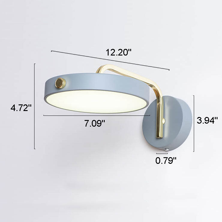 Modern Light Luxury Nordic Pie-shaped LED Wall Sconce Lamp