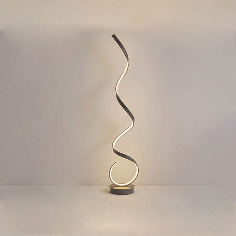 Modern Creative Twisted Line LED Standing Floor Lamp