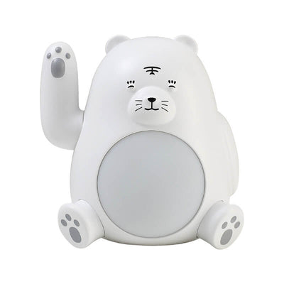 Lampe de nuit moderne créative en silicone LED USB rechargeable en forme de tigre 