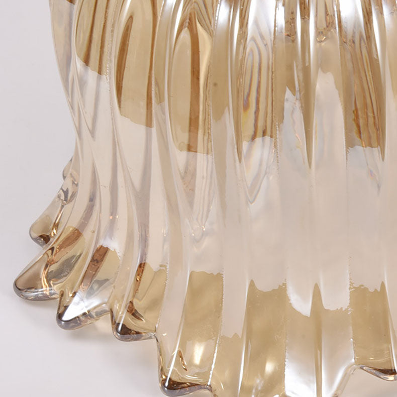 Traditional French Floral Hardware Glass 1-Light Wall Sconce Lamp For Bedroom