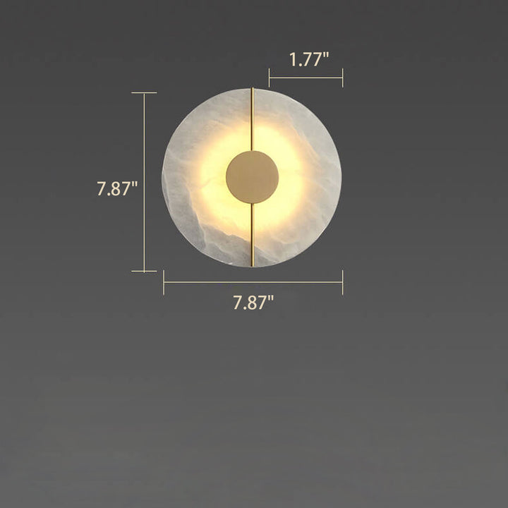 Modern Iron Circle LED Wall Sconce Lamp
