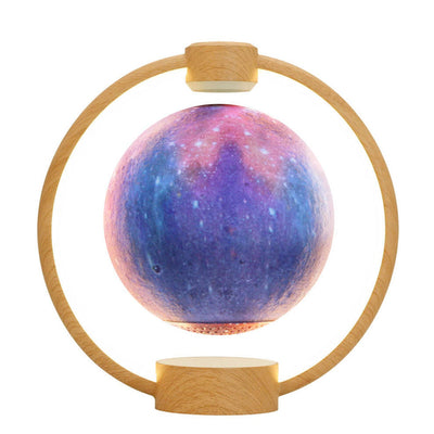 Kreatives Maglev-Mond-Design LED Bunte Licht Nachttischlampe 