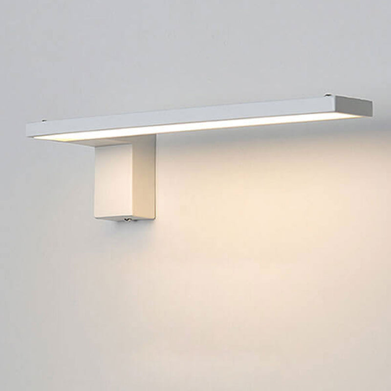 Modern Minimalist Long Bar Square Base LED Wall Sconce Lamp