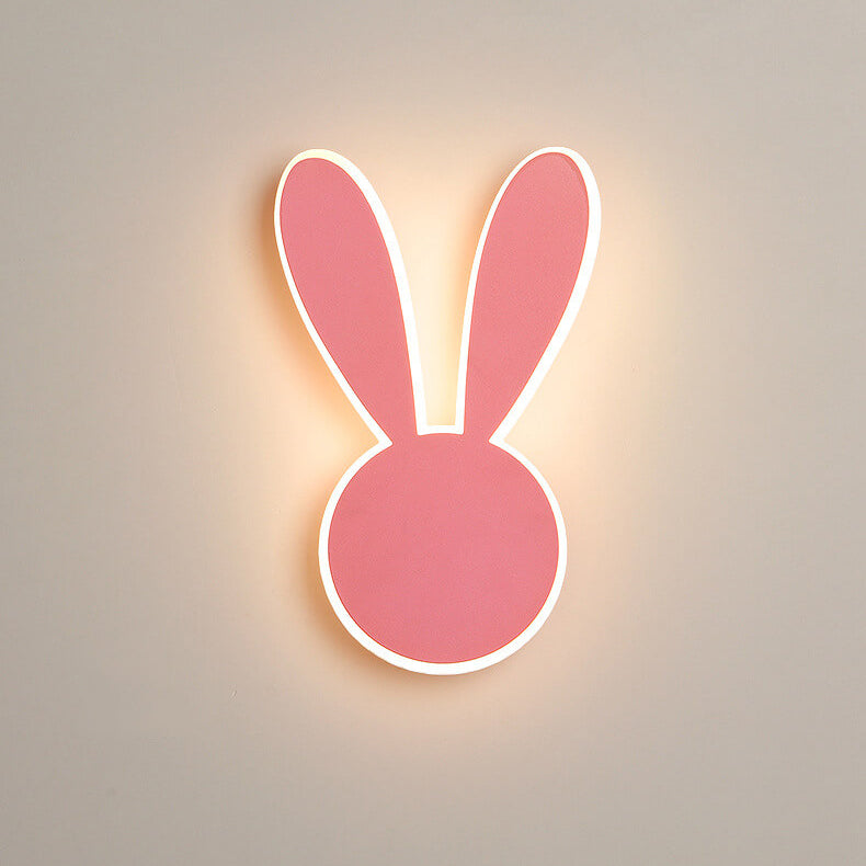 مصباح حائط LED على شكل فأر وأرنب كرتوني إبداعي 