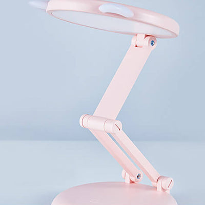Creative Cat Ear Pink Folding LED Eye Care Desk Lamp