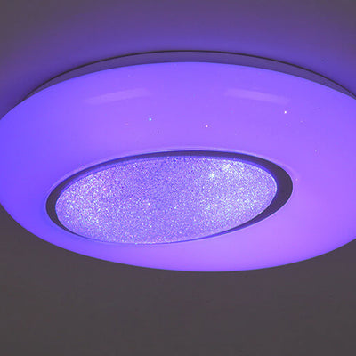 Colorful RGB Smart Remote Control LED Flush Mount Ceiling Light