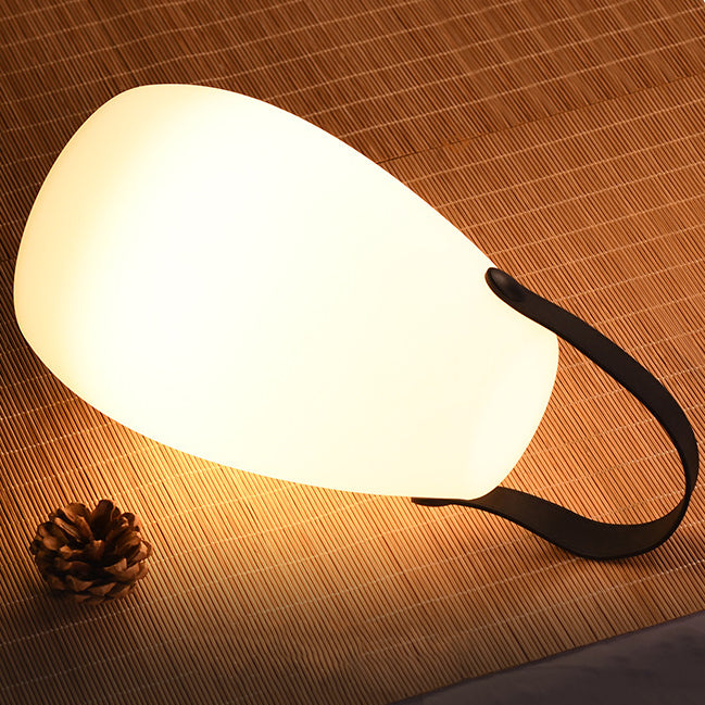 Moderne kreative einfache USB wiederaufladbare tragbare LED-Tischlampe mit 16 Farbwechseln 