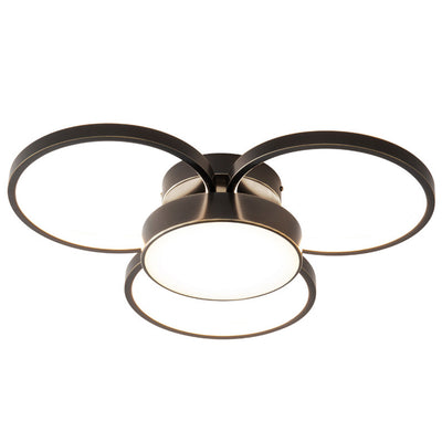 Modern Minimalist Full Copper Acrylic LED Flush Mount Ceiling Light