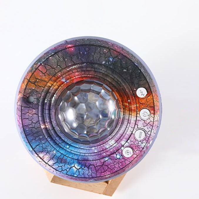 Creative Cracked Planet USB Bluetooth Musique Étoile Projection Veilleuse LED Lampe de Table 