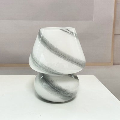 Creative Handmade Glass Planet Design Mushroom 1-Light Table Lamp