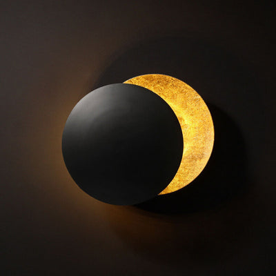 Nordic Creative Moon Eclipse Alloy LED Wall Sconce Lamp